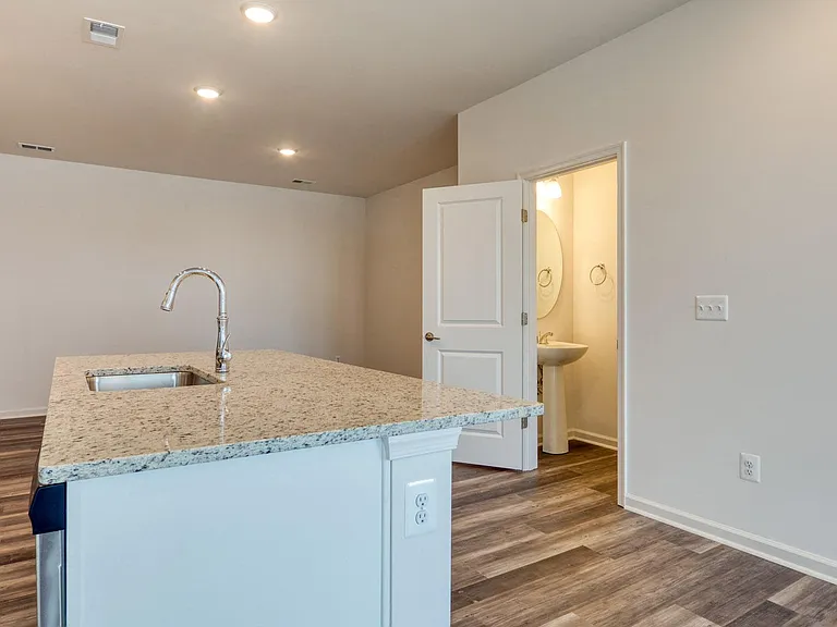 Open-concept kitchen