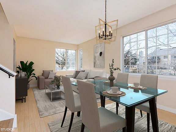Living and Dining Room - virtually staged