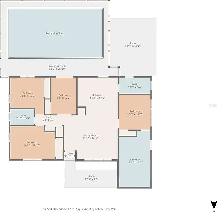 3 bed, 2.0 bath, 1341 sqft, $4,000 — Photo 2