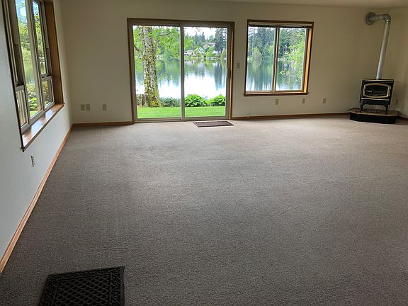 Living Room - view toward the west from kitchen.