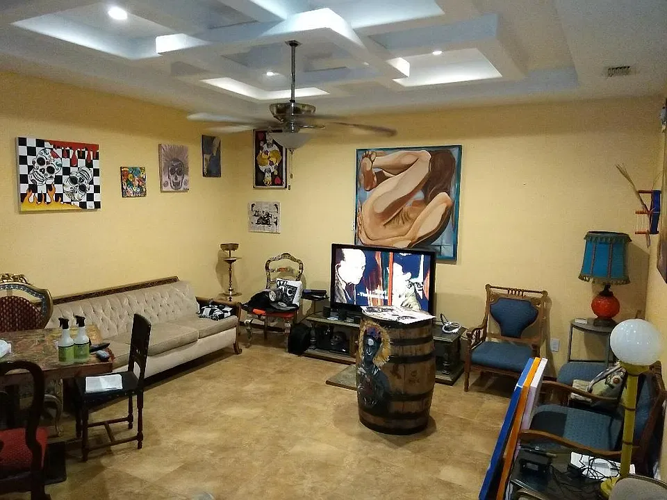 Sunken livingroom