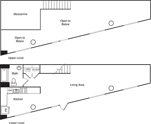 Floor plan Live - Work Studio - E