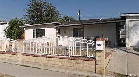 front of the house