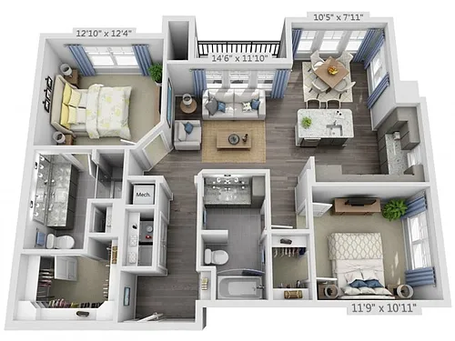 Floor plan B2