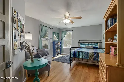2nd bedroom with large walk in closet.