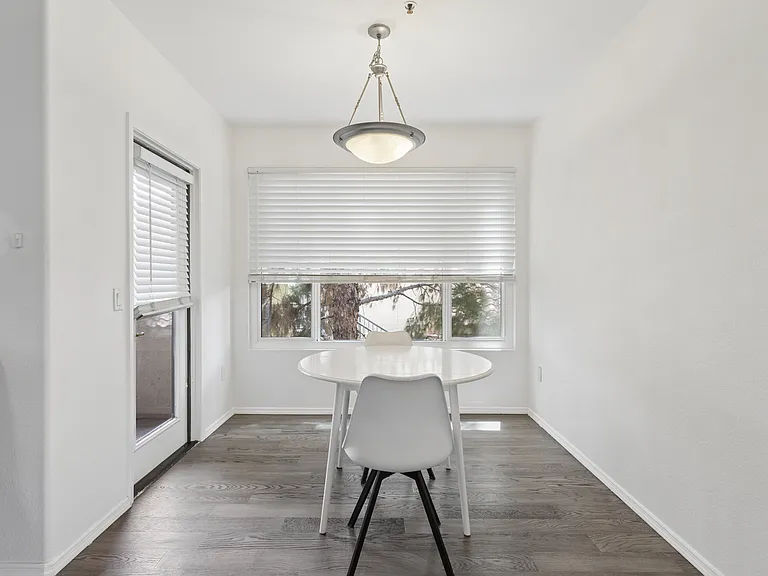 Dining area off the great room and kitchen