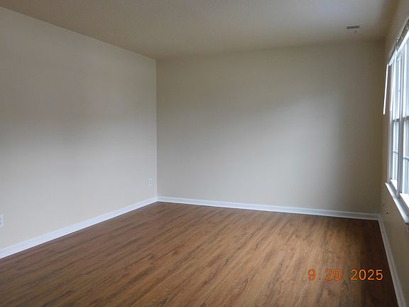 Living room with new flooring