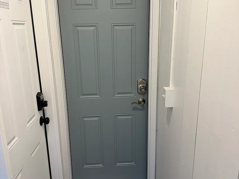 Back entrance. Door to the left is to apartment # 2.