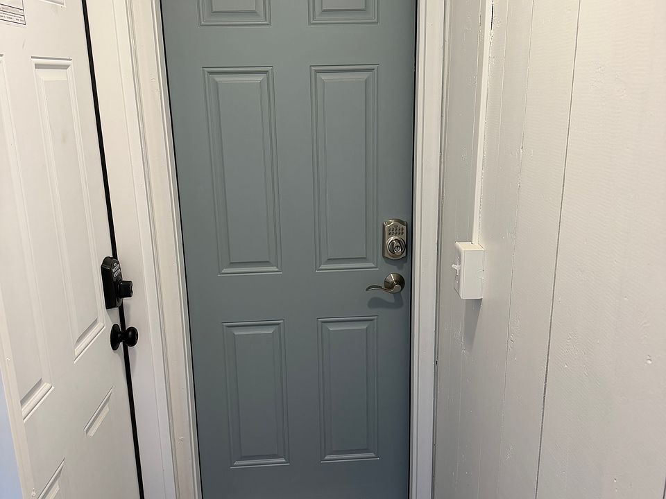 Back entrance. Door to the left is to apartment # 2.