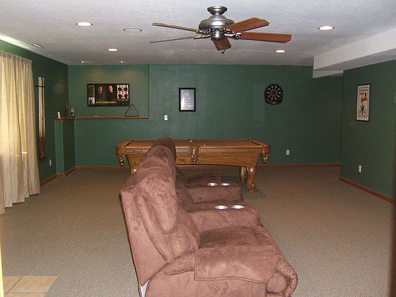 Lower Level Theater and Game Room