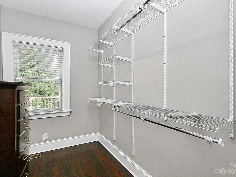Large walk in closet for Master bedroom