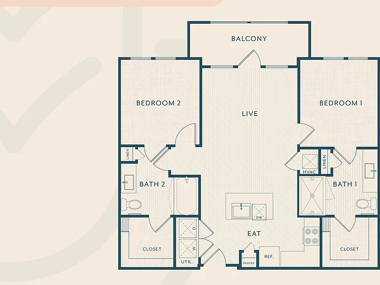2x2 | 984 SQFT 2x2 | 984 SQFT