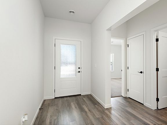 Welcome home Beautiful front door and entry way.
