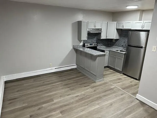 view of dining/living room area