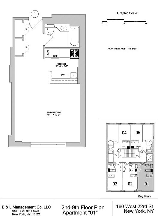 1st image of 160 W 22nd St APT 701