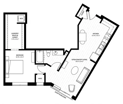 Floor plan Helsinki 14