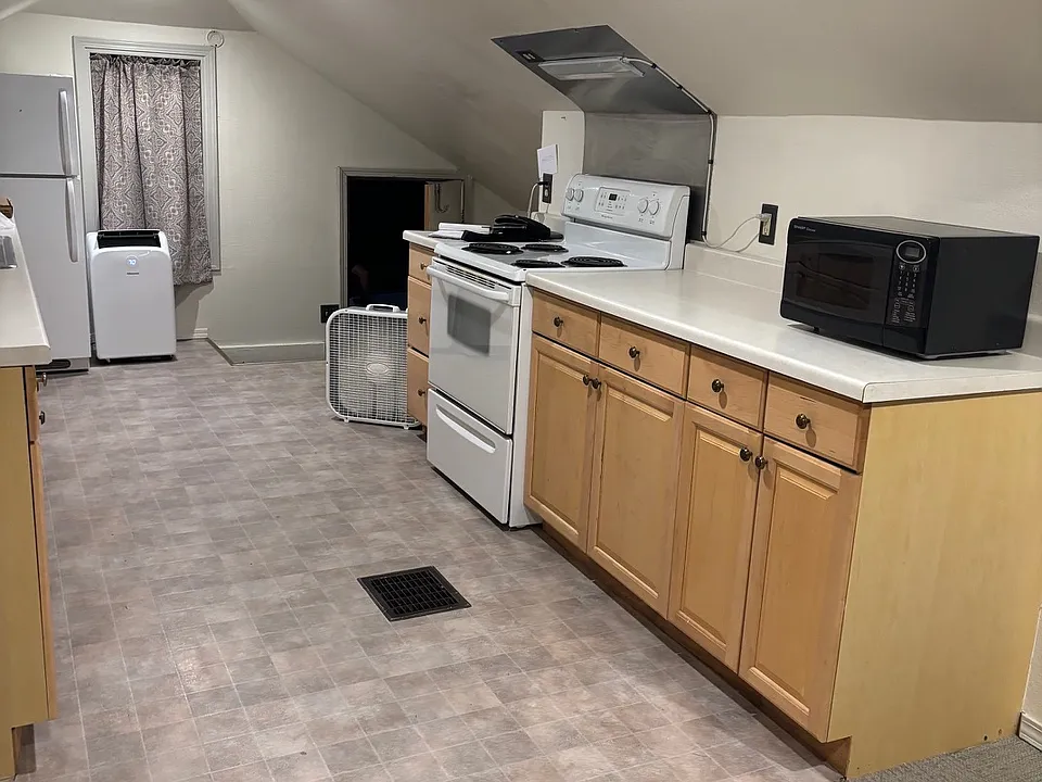 Looking towards entry door.
