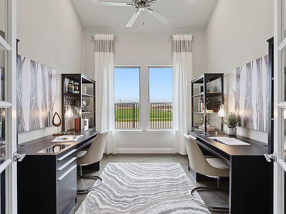 Study Home Office in the Glacier home plan by Trophy Signature Homes - REPRESENTATIVE PHOTO