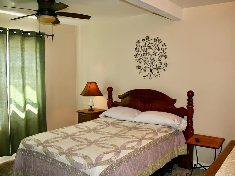 Bedroom full bed.