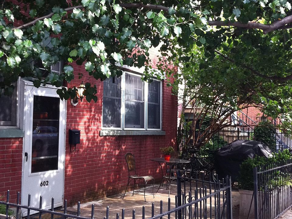 private patio & entrance