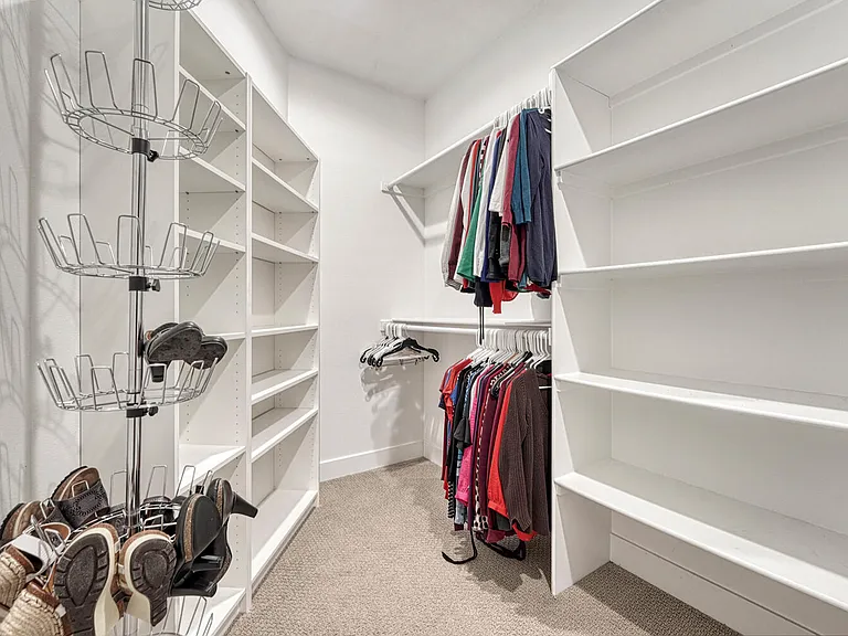 Master Bedroom walk-in closet, top floor