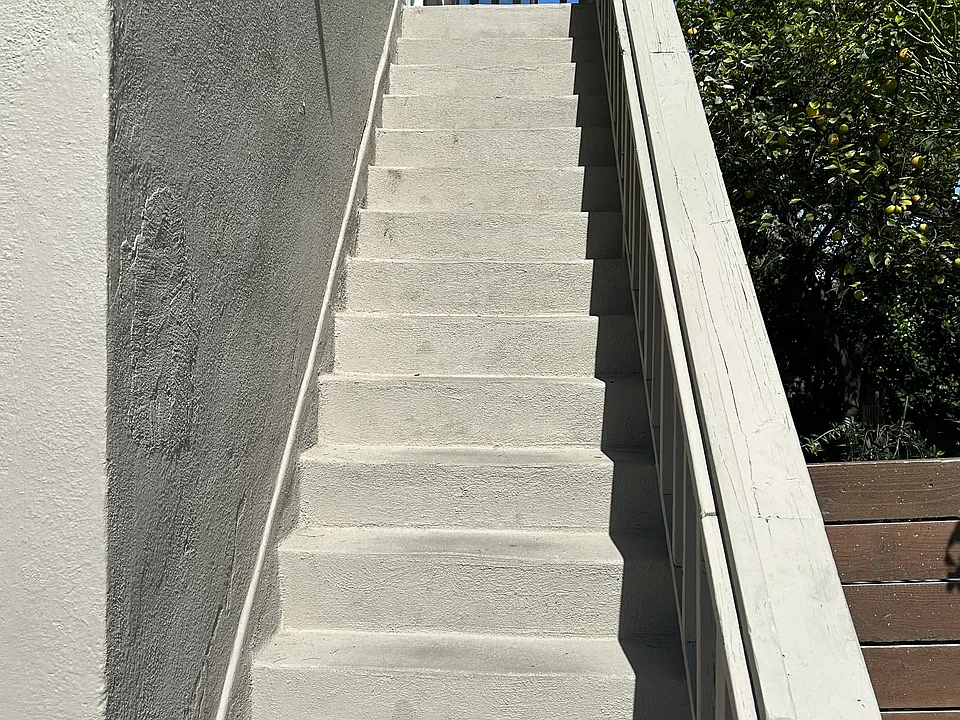 Stairs to apartment