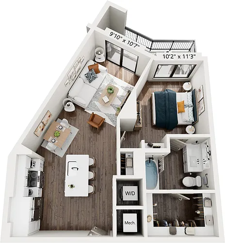 Floor plan A18