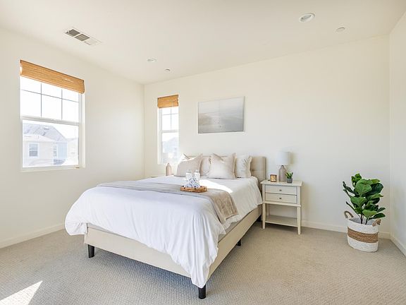 Master suite with walk-in closet and en-suite bathroom