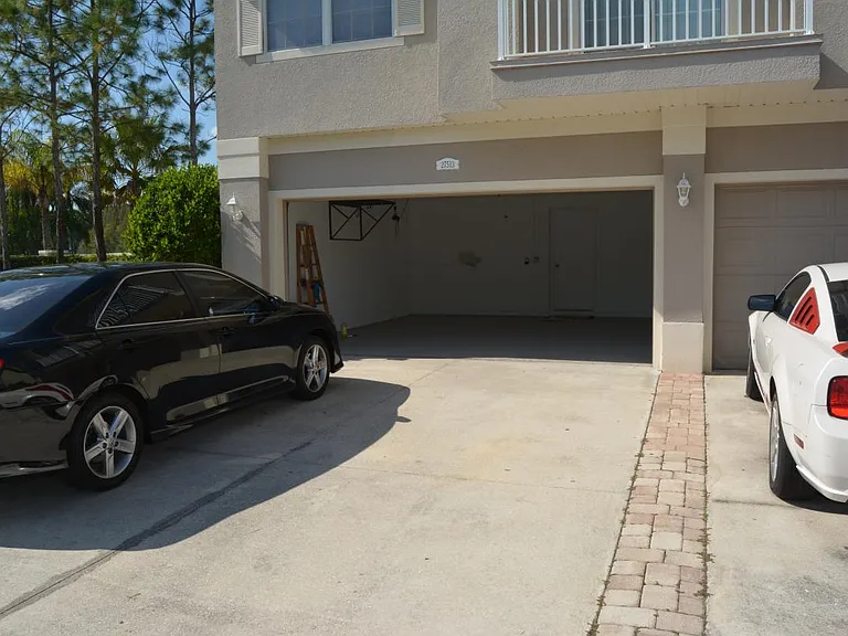 Two car garage