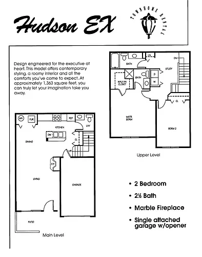 Floor plan Hudson EX