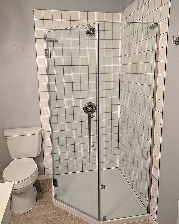 Glass and Tile Shower