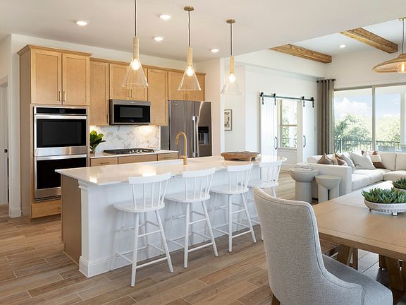 Gathering Room Kitchen Filled with Natural Light
