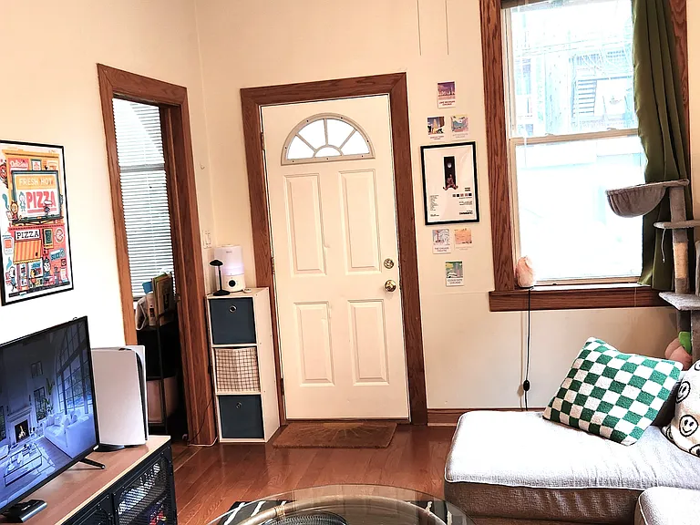 Rear entrance and small bedroom entrance on left