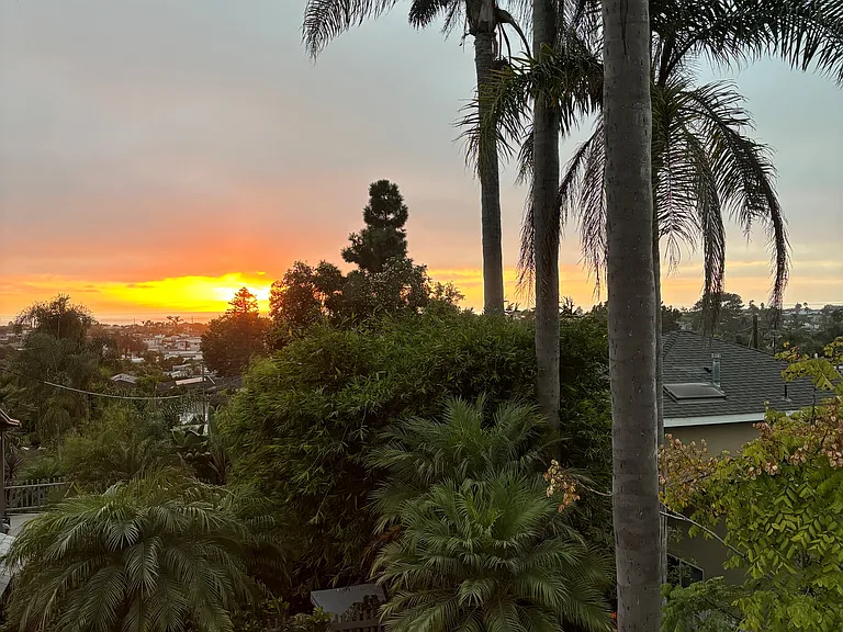 Another sunset view from your new bedroom