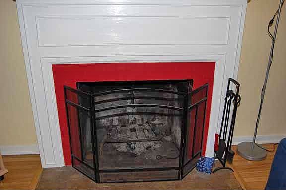 Wood-Burning Fireplace