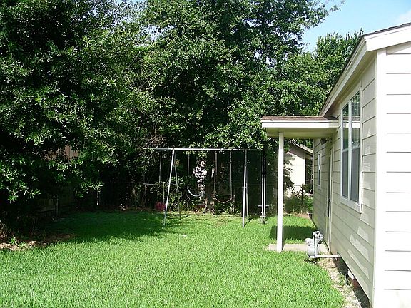 The vintage play set is ready for those family fun weekends.