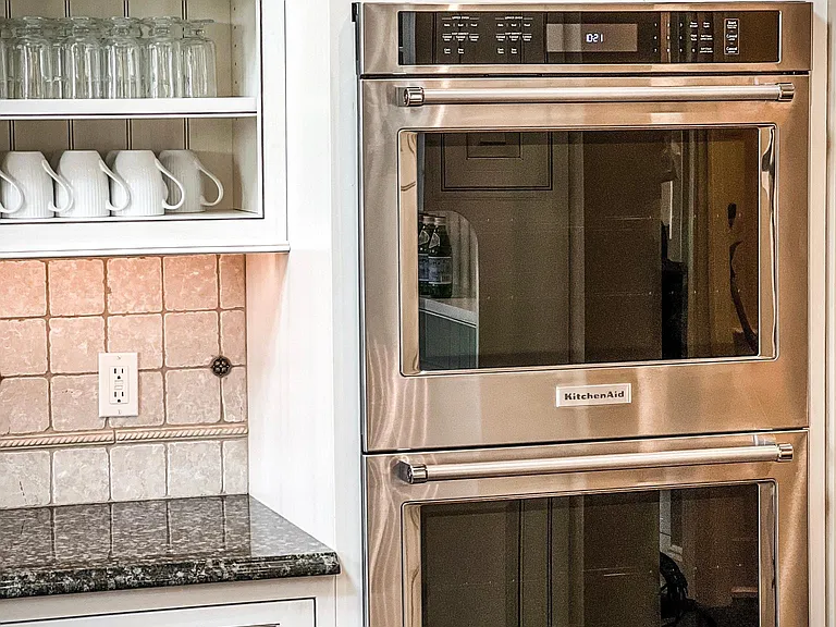New appliances were installed in mid-2023, including top-of-the-line stainless steel wall ovens.