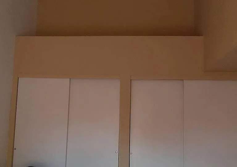 1st floor /bedroom with ample closet space with plant shelve