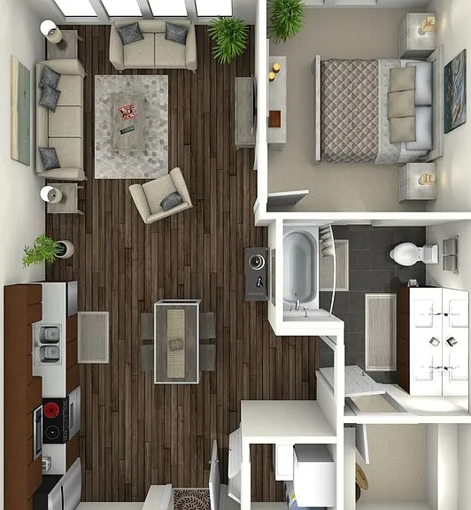646 square foot one bedroom, one bath apartment home 646 square foot one bedroom, one bath apartment home