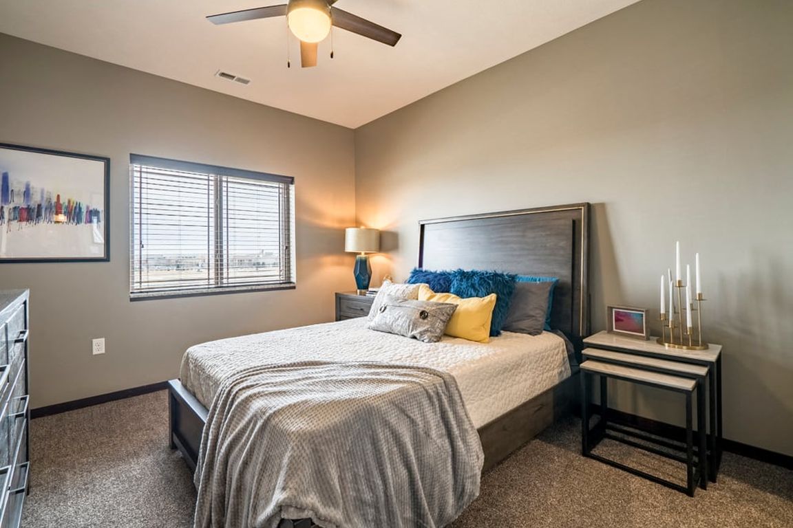 Enjoy a private and peaceful bedroom to recharge after a long day.