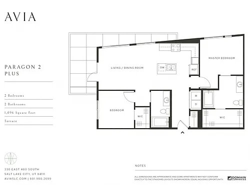 Floor plan Paragon 2 Plus