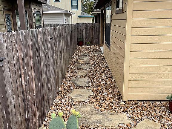 Path from back door/patio