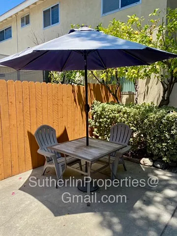 Shared outdoor picnic area for our residents
