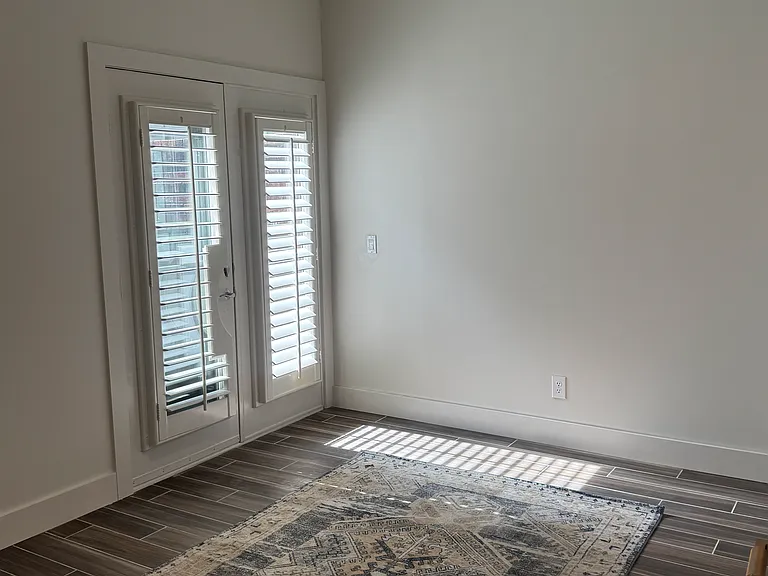 2nd Bedroom/office leading to private courtyard