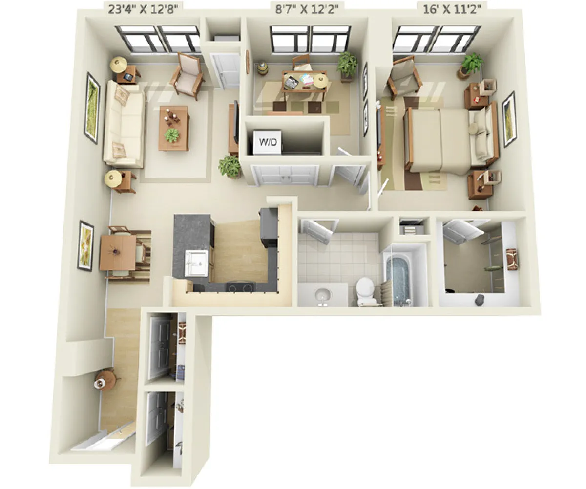 Floor plan A4D-999