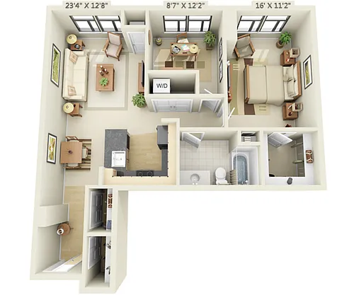 Floor plan A4D-999