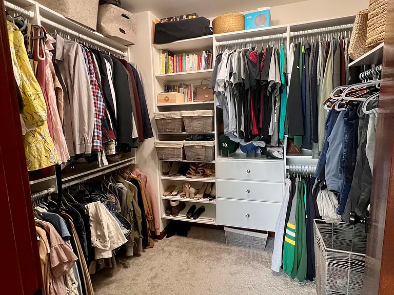 Walk-In Closet in Primary Bedroom