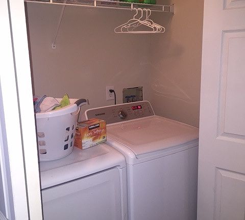 Laundry closet