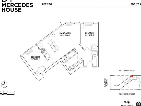 2nd image of 550 W 54th St APT 22Q