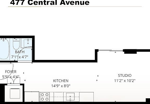2nd image of 477 Central Ave #201